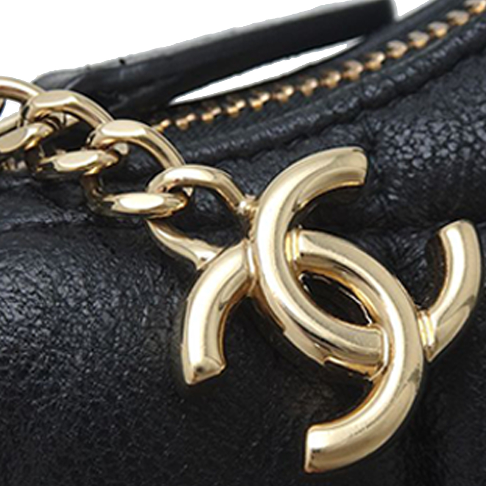 Pre-Loved Chanel Mini Quilted Lambskin Chain Around Hook Hobo - Picture 11 of 12